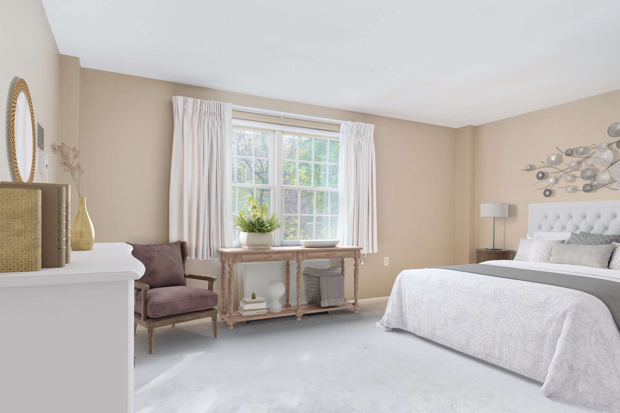 ILA 241 master bedroom staged